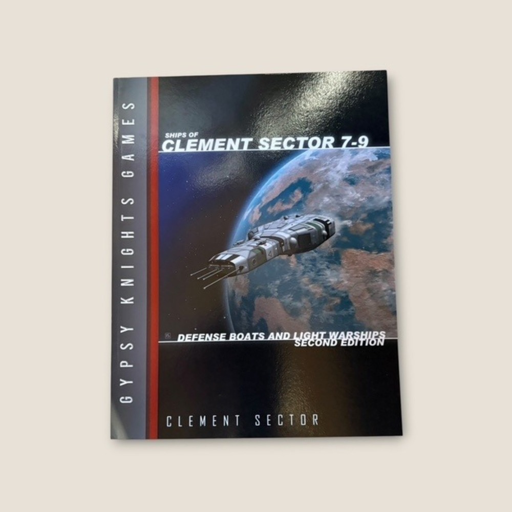Gypsy Knights Games RPG Book Ships of Clement Sector 7-9 Warships Excellent Soft